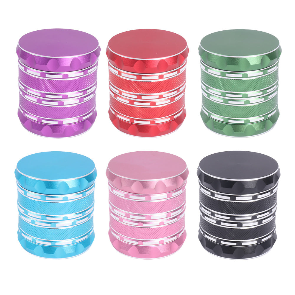 Metal Herb Grinder Multi Colors 4 Layers