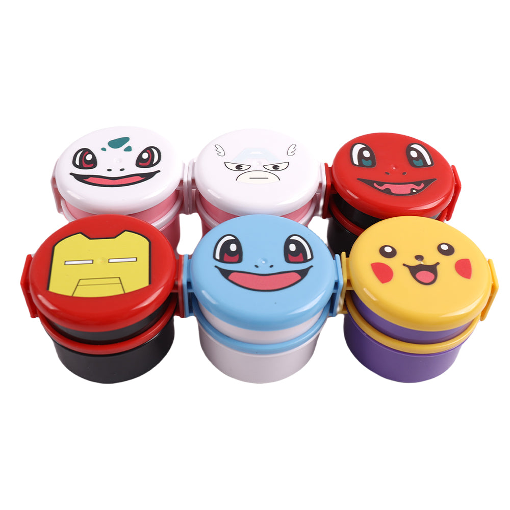 Rice Cooker Plastic Herb Grinder with Adorable Patterns on Lid-Multicolors