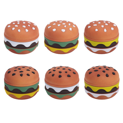 Small Hamburger Herb Grinder 4 Layers-Color Randomly