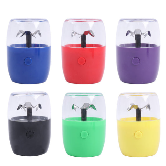 Plastic Electric Automatic Herb Grinder Smoking Accessories Type C USB Rechargeable Grinder