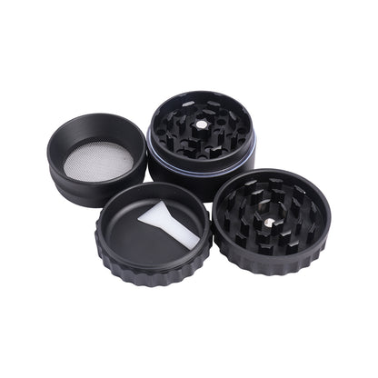 Diameter 50mm Jagged Cover Aluminum Alloy Herb Grinder-Random Color