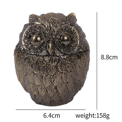 Owl Metal Herb Grinder-6pcs/Display