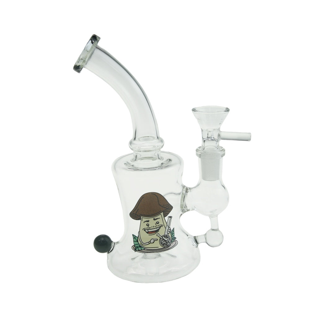 6.4" Per Bong with Sticker-Random Sticker Comes
