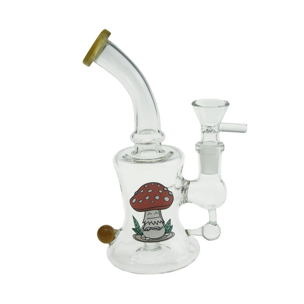 6.4" Per Bong with Sticker-Random Sticker Comes