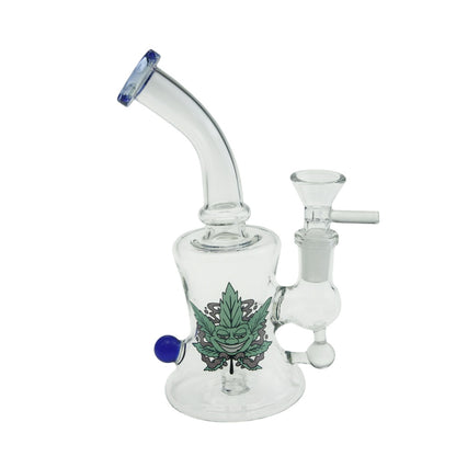 6.4" Per Bong with Sticker-Random Sticker Comes