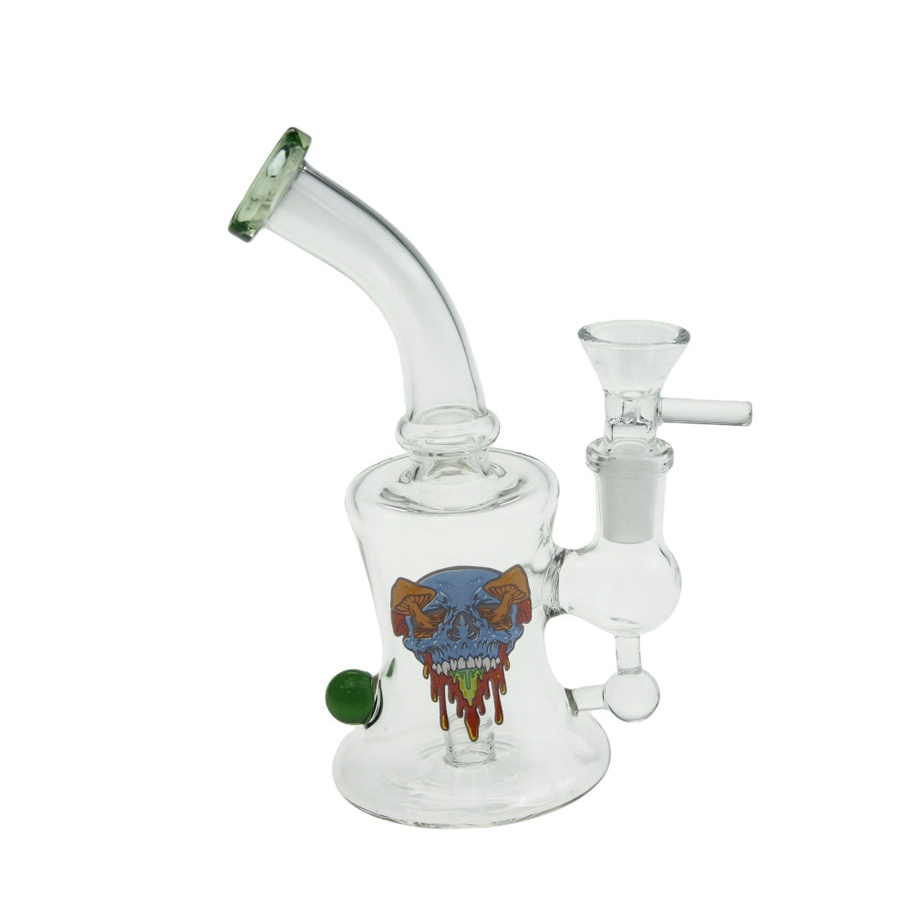 6.4" Per Bong with Sticker-Random Sticker Comes