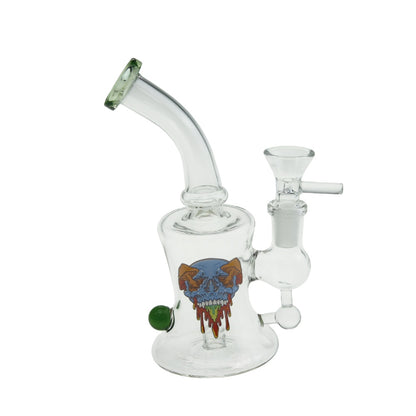 6.4" Per Bong with Sticker-Random Sticker Comes