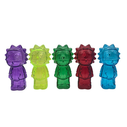 4.75 Inch Length Cartoon Character Glass Hand Pipe-Random Color Comes