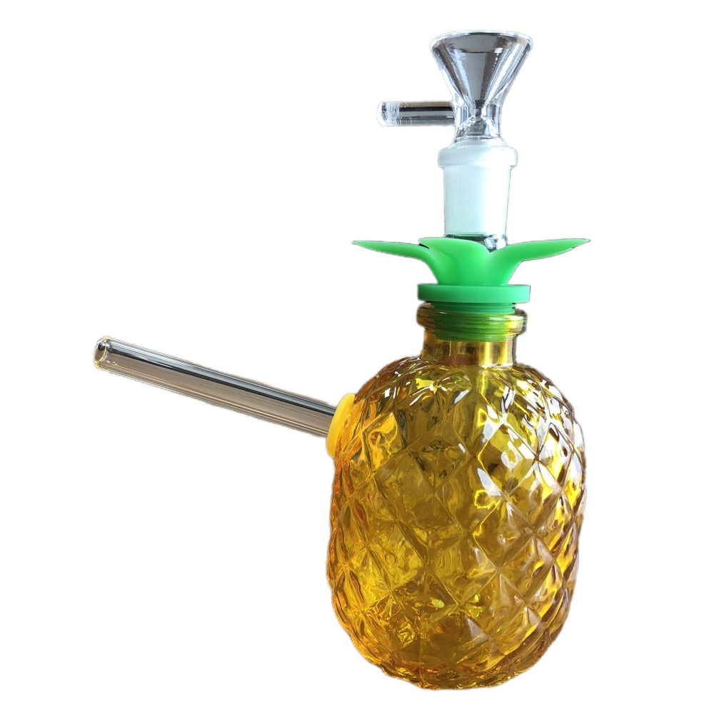 Small Pineapple Glass Water Pipe with Detachable Accessories