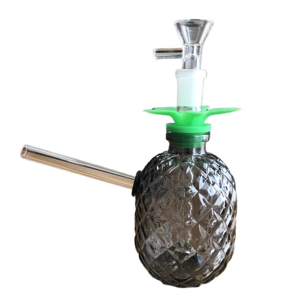 Small Pineapple Glass Water Pipe with Detachable Accessories
