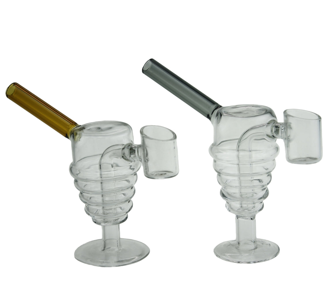 5.12" ice cream mini glass oil dab rig
