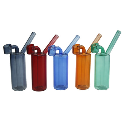 5" Colorful Cylindrical Mini Glass Dab Rig