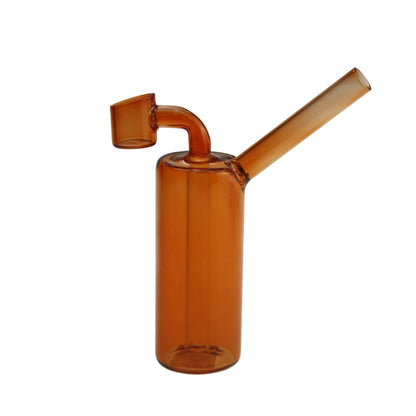 5" Colorful Cylindrical Mini Glass Dab Rig
