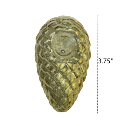 3.75" Pine Cone Glass Hand Pipe-Random Color-Pack of 2