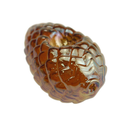 3.75" Pine Cone Glass Hand Pipe-Random Color-Pack of 2
