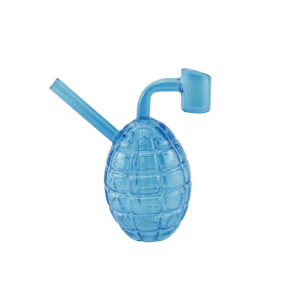 4.5" Colored Hand Grenade Glass Mini Dab Rig