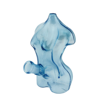 5.5 Inch Tall Colored Lady Design Glass Water Pipe
