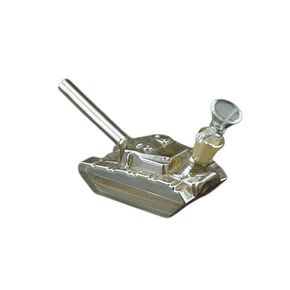 Electroplated Tank Bong Water Pipe 2.75" High