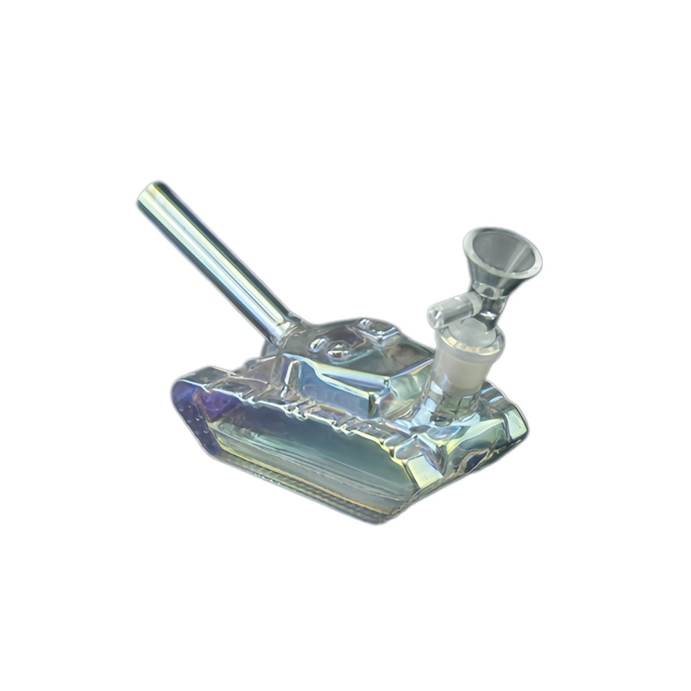 Electroplated Tank Bong Water Pipe 2.75" High