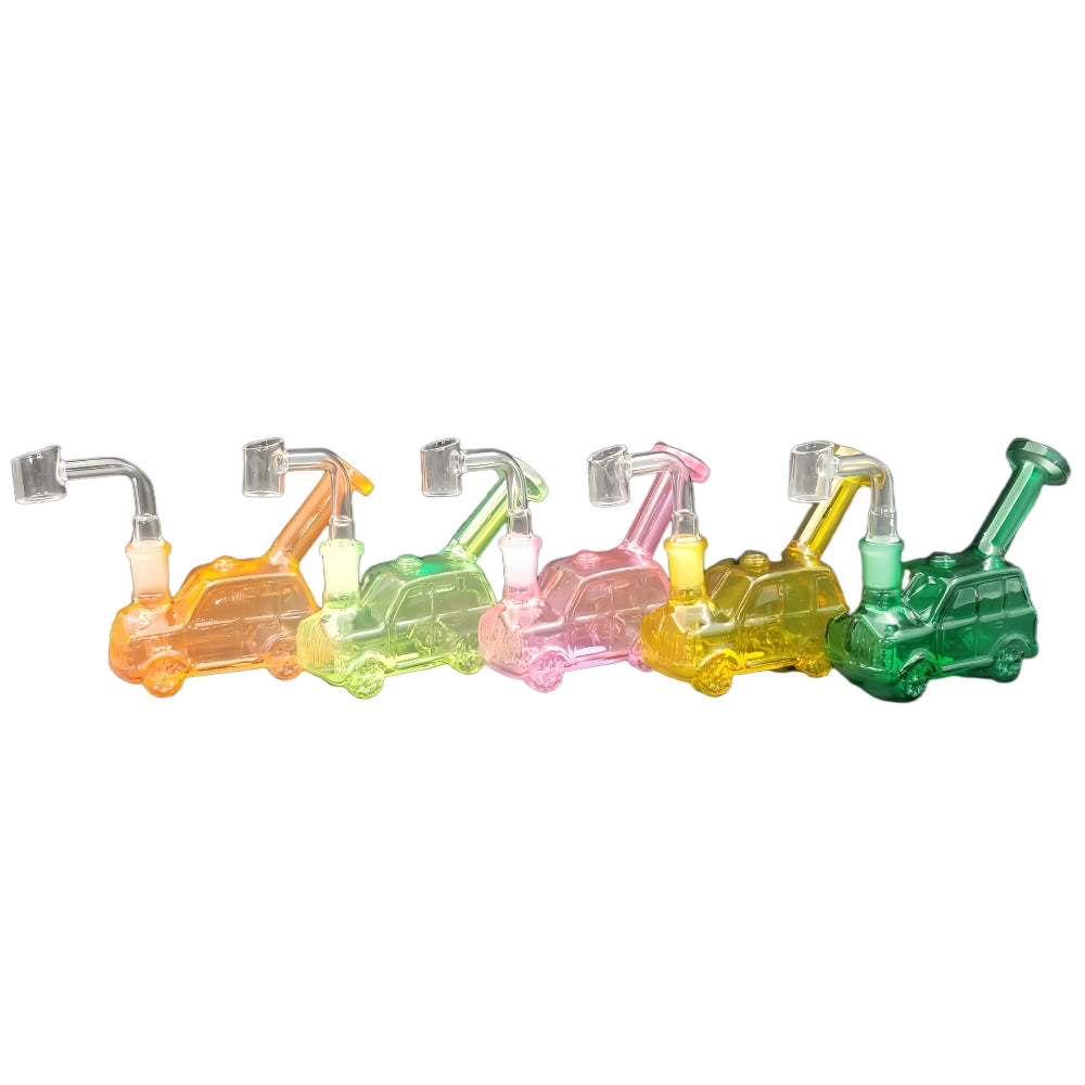 4.5" Vintage Car Mini Glass Dab Rig-Random Color Comes