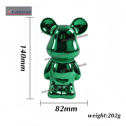 Electroplated Bear Grinder Multi Colors-6pcs/Display Box