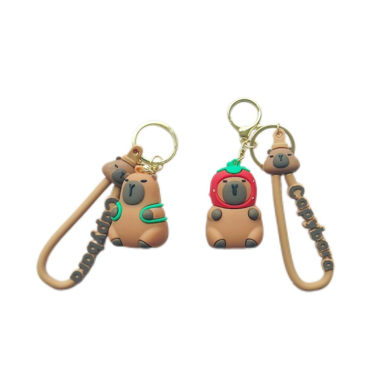 Capybara Keychain-Pack of 3