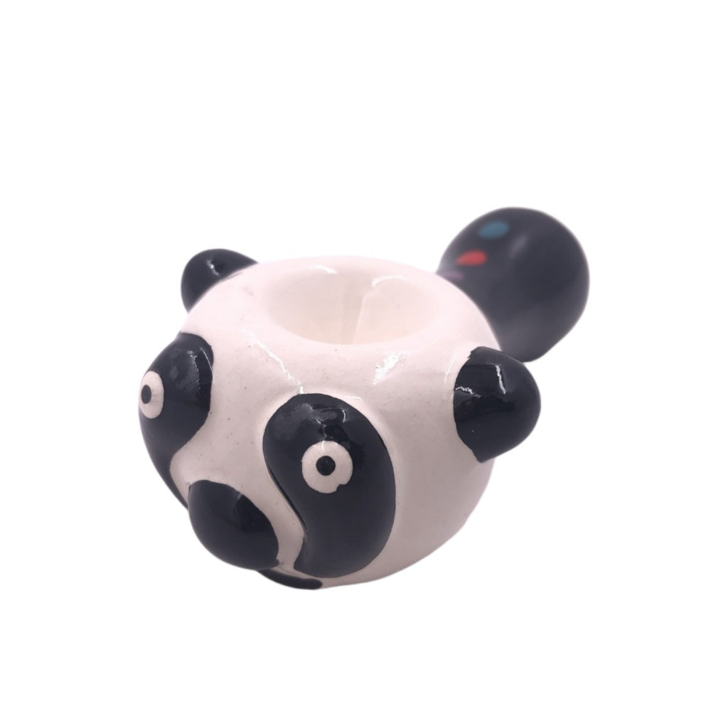 4.75"  Ceramic Panda  Hand Pipe
