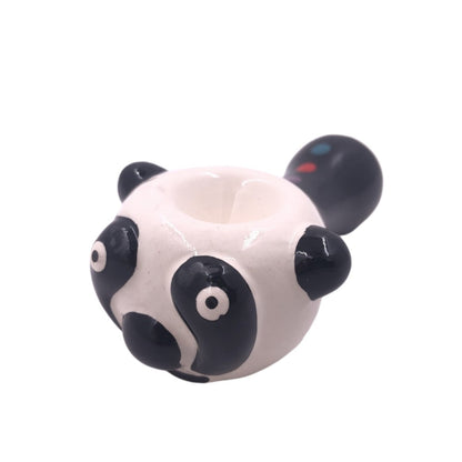 4.75"  Ceramic Panda  Hand Pipe