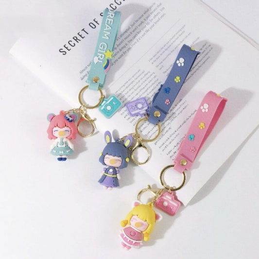 Dream Girl Keychain Pendant-Pack of 3
