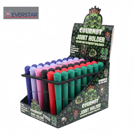 Lion Head Lid Plastic Pre Rolled Cone Paper Container-48pcs/Display Box