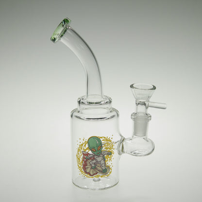 1pc 6.6" Bucket Glass Water Pipe with Percolator