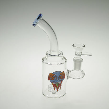 1pc 6.6" Bucket Glass Water Pipe with Percolator