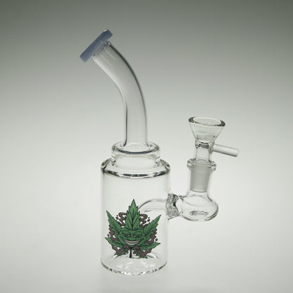 1pc 6.6" Bucket Glass Water Pipe with Percolator