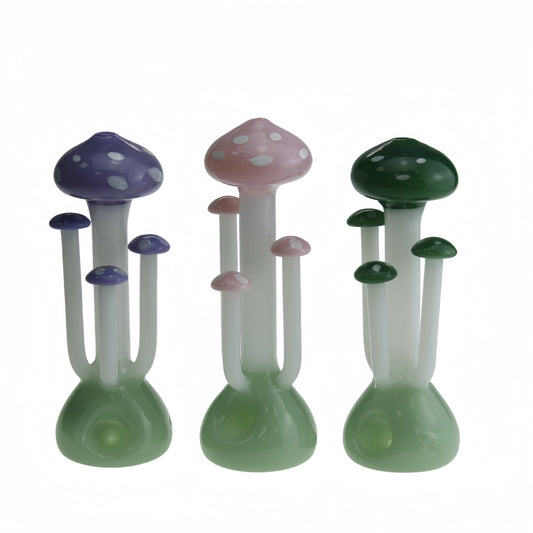 5.8" Mushroom Glass Hand Pipe-Random Color Comes