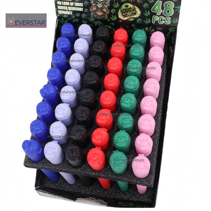 Skull Lid Plastic Cone Holder-48pcs/Display Box