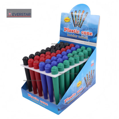 Colorful Plastic Cone Holder-48PCS/Display Box