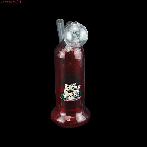 1pc Colored Glass Oil Burner Bubblers with Sticker 5"