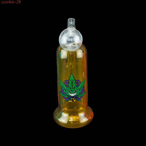 1pc Colored Glass Oil Burner Bubblers with Sticker 5"