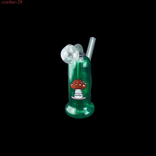 1pc Colored Glass Oil Burner Bubblers with Sticker 5"