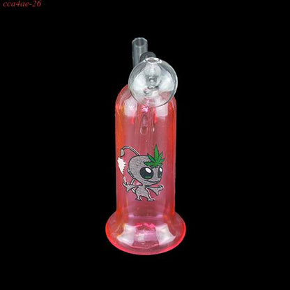 1pc Colored Glass Oil Burner Bubblers with Sticker 5"
