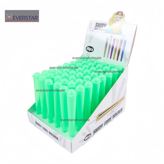 Glow in the Dark Plastic Cone Holder-48pcs/Display Box