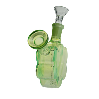4 Inch Tall Colored Cloud Small Glass Water Pipe-Random Color Comes