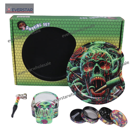 Hand Pipe Rolling Tray Smoking Set