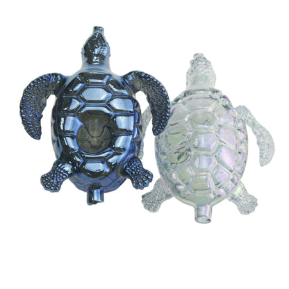 4.5" Iridescent  Sea Turtle Glass Hand Pipe-Random Color