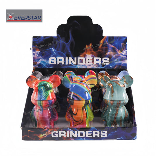 Water Transfer Printing Bear Grinder-6pcs/Display Box