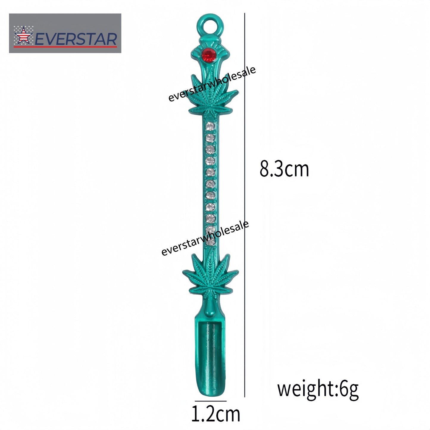 Colorful Metal Dabbing Tools with Diamond and Leaves